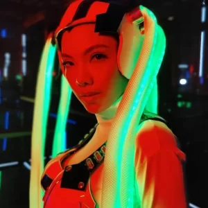 HELMET LONG HAIR  LED