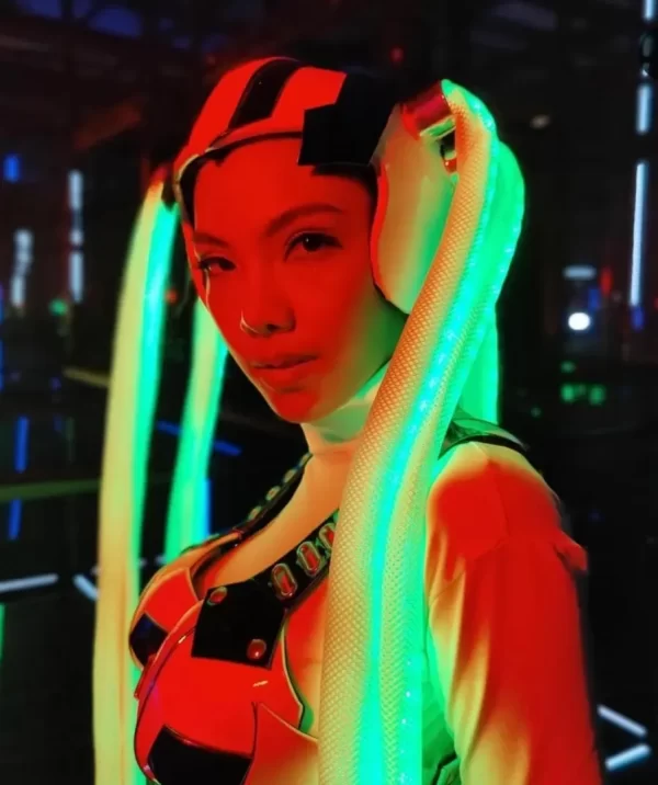 HELMET LONG HAIR  LED